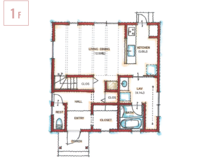 1f:30.5坪プラン例