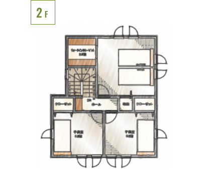 2f:30.5坪プラン例